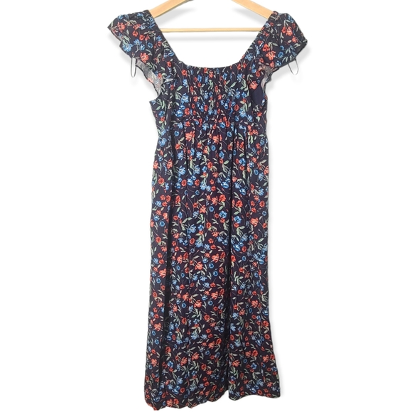 Draper James RSVP Flutter Babydoll Midi Dress - Picture 4 of 7